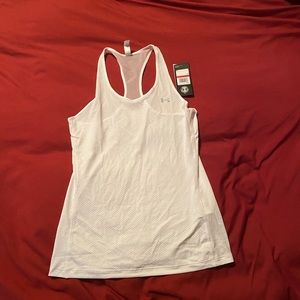 NWT women’s white under armour tank s